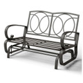 Outdoor Glider Rocker Loveseat Patio Bench  with Cushions product image