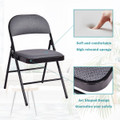 Upholstered Folding Chairs (Set of 2) product image