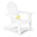 Outdoor Adirondack Chair with Built-in Cup Holder for Backyard Porch product image