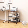  3-Tier Wheeled Printer Stand with Adjustable Shelf  product image