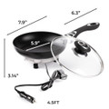 7.5-Inch 12V Portable Non-stick Frying Pan By Zone Tech® product image