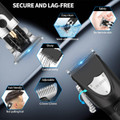 Cordless Hair Clipper, Professional Hair Clipper, Rechargeable Electric Hair Cutting Machine, Detail Trimmer (Black) product image