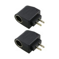 Universal AC to DC Car Cigarette Lighter Socket Adapter US Plug (2-Pack) product image