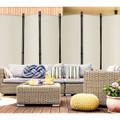 6-Panel 5.7-Foot Tall Rolling Room Divider on Wheels product image