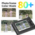 4K CCD Wifi Digital Camera 64MP Digital Video Camera with 2 Lens 2.83 Inch Touch Panel 28X Digital Zoom Built-in Flash Color Black product image