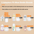 Electric Heating with Adjustable Temperature Control, Smart Milk Warmer Portable Multi-Functional Wireless Milk Warmer for Travel and Outdoor (Not Including Bottles) product image