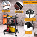 Folding Collapsible Heavy-Duty 3-Shelf Tool Cart product image