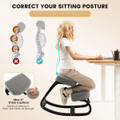 Rocking Ergonomic Kneeling Chair with Padded Cushion product image
