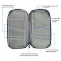 Water-Resistant Travel Zipper Case for Passport, Phone, Cards and More product image