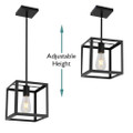 Light Cage Hanging Lighting Fixture with Adjustable Height product image