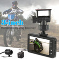 Motorcycle Dvr Camera HD 1080P Wide Angle Waterproof Night Vision Front And Rear Shooting product image