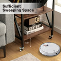 3-Tier Rolling Turntable Stand with Vinyl Record Storage product image