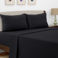 4-Piece Solid Microfiber Deep Pocket Bedding Sheet Set product image