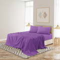 4-Piece Solid Microfiber Deep Pocket Bedding Sheet Set product image