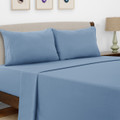 4-Piece Solid Microfiber Deep Pocket Bedding Sheet Set product image