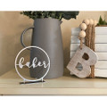 Personalized Round Tabletop Name Sign (3 Sizes/4 Colors) product image
