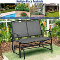 Outdoor Patio Glider Bench Rocking Loveseat product image