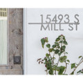 Personalized Metal Horizontal House Numbers for Outside Address Plaque product image