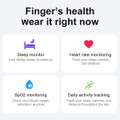 Smart Ring Fitness Tracker Ring, Multi-Modes Fitness Tracker Rate Pedometer Sleep Monitoring Waterproof Bluetooth Connectivity(Gold-US 10#) product image