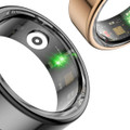 Smart Ring Fitness Tracker Ring, Multi-Modes Fitness Tracker Rate Pedometer Sleep Monitoring Waterproof Bluetooth Connectivity(Black-US 11#) product image