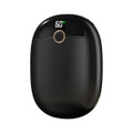 2 In 1 Portable Hand Warmer Rechargeable Pocket Heater with Digital Display for Camping Hunting Mans Woman Winter Gifts,Black product image