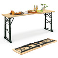 Goplus 5.5 Ft Outdoor Folding Wood Picnic Table product image
