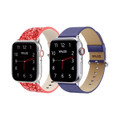 Waloo® Bling & Leather Grain Bands for Apple Watch (2-Pack) product image