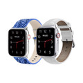 Waloo® Bling & Crocodile Leather Bands for Apple Watch (2-Pack) product image