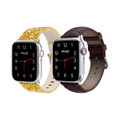 Waloo® Bling & Crocodile Leather Bands for Apple Watch (2-Pack) product image