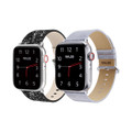 Waloo® Leather Bling & Shiny Brilliance Bands for Apple Watch (2-Pack) product image