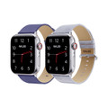 Waloo® Leather Grain & Shiny Brilliance Bands for Apple Watch (2-Pack) product image