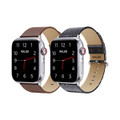 Waloo® Leather Grain & Shiny Brilliance Bands for Apple Watch (2-Pack) product image