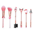 Christmas Fun Makeup Brush Set with Storage Pouch (6-Piece) product image