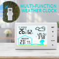 Digital Wireless Thermometer Hygrometer Indoor Outdoor High Precision Large LCD Backlight Clock Calendar product image