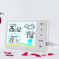 Digital Wireless Thermometer Hygrometer Indoor Outdoor High Precision Large LCD Backlight Clock Calendar product image
