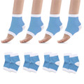 Open-Toe Moisturizing Gel Heel Socks for Dry/Cracked Skin (4-Pair) product image