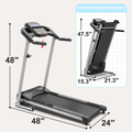 OBENSKY® 2.5HP Foldable Treadmill product image
