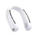 Portable Bladeless Neck Fan Personal Air Conditioner 5200mAh Rechargeable Cooling Wearable Fan For Men Women Travel, White product image
