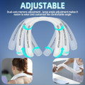 Portable Bladeless Neck Fan Personal Air Conditioner 5200mAh Rechargeable Cooling Wearable Fan For Men Women Travel, White product image