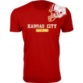 Men's Football Team Helmet Cotton T-Shirt product image
