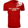 Men's Football Team Helmet Cotton T-Shirt product image