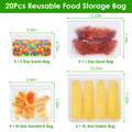 NewHome™ 20-Piece Reusable Food Storage Bags product image