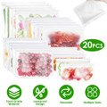 NewHome™ 20-Piece Reusable Food Storage Bags product image
