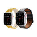 Waloo Bling and Breathable Leather Bands For Apple Watch  (2-Pack)  product image