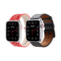 Waloo Bling and Breathable Leather Bands For Apple Watch  (2-Pack)  product image