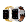 Waloo Bling and Breathable Leather Bands For Apple Watch  (2-Pack)  product image