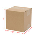 4 x 4 x 4-Inch Cardboard Box, 100 ct. product image