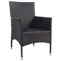 Costway Outdoor Patio Wicker Rattan Arm Chairs (Set of 2) product image