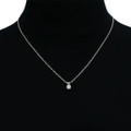 1/4-Carat Moissanite Solitaire 18-Inch Necklace in Sterling Silver product image