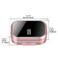 Wireless Earbuds V5.3 Bluetooth 120H Playtime Mini IPX7 Waterproof Deep Bass Over-Ear Earphones for Running Sports-Pink product image